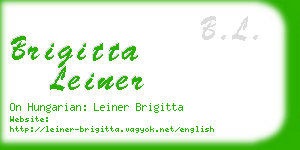 brigitta leiner business card